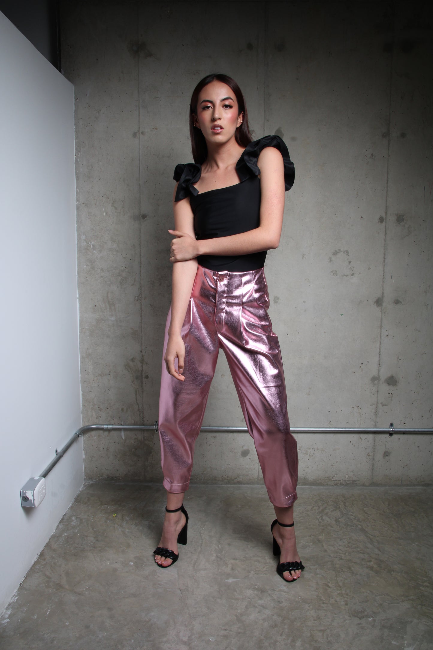 PANTALON SHINE ROSE