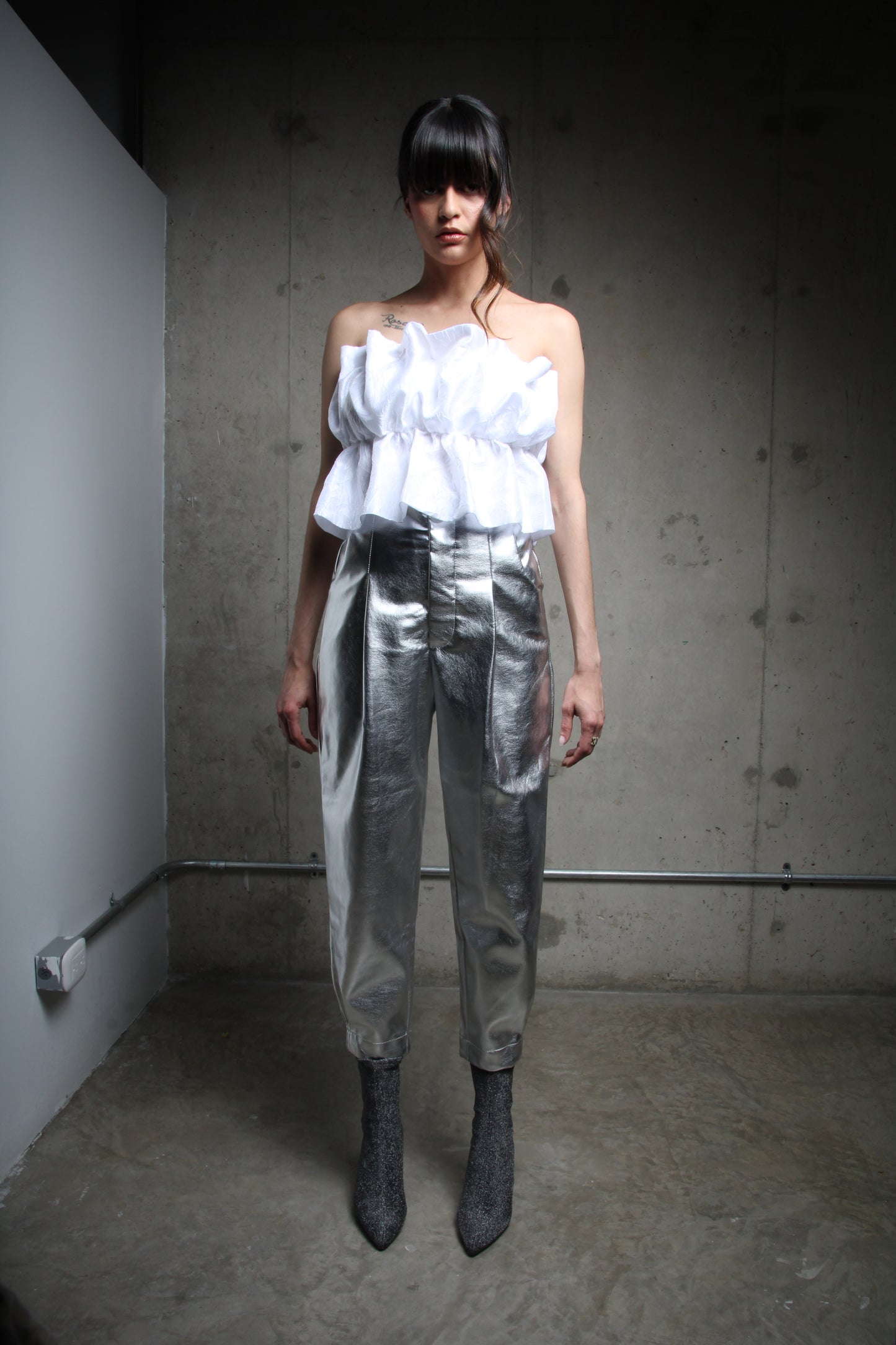 PANTALON SHINE SILVER