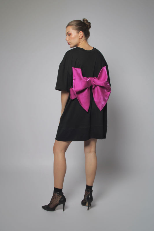 ICONIC DRESS - LAZO FUCSIA