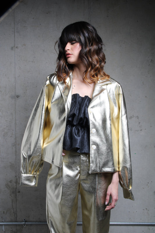 JACKET SHINE GOLD