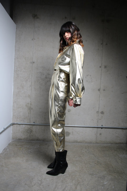 PANTALON SHINE GOLD