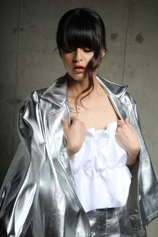 JACKET SILVER SHINE